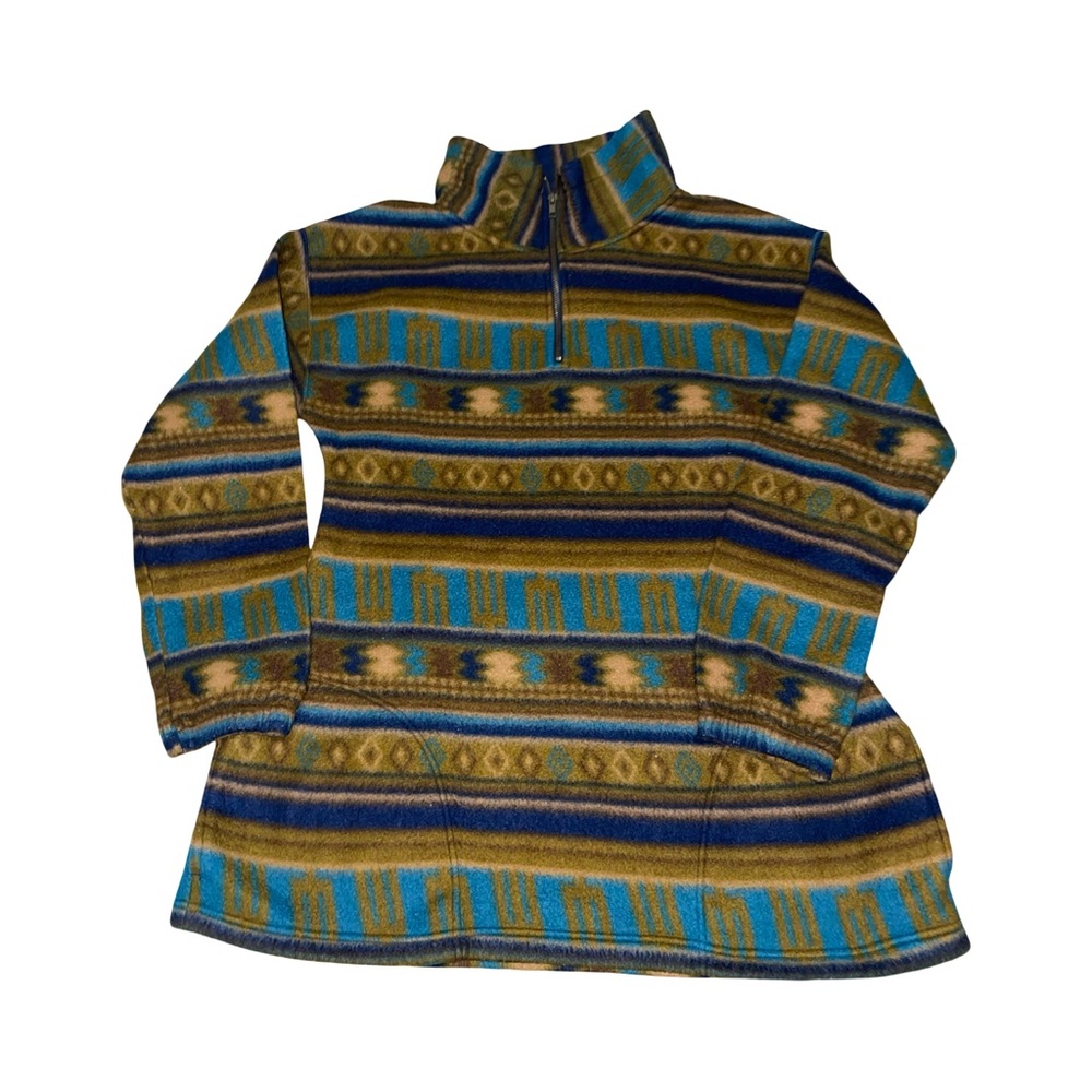 Rare Timewear polyester vintage Striped Pullover Sweater